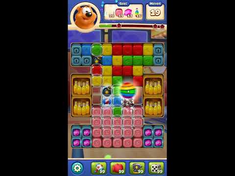 Toon Blast Level 6656 - NO BOOSTERS 🐻🐺🐱 | SKILLGAMING ✔️