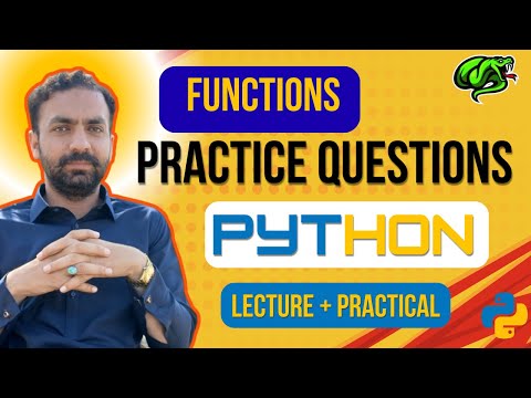 Lec 35 Python Practice Questions Functions In Python Python Full Course