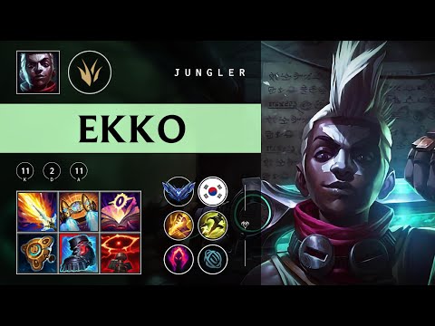 Ekko Jungle vs Malphite - KR Diamond Patch 25.23