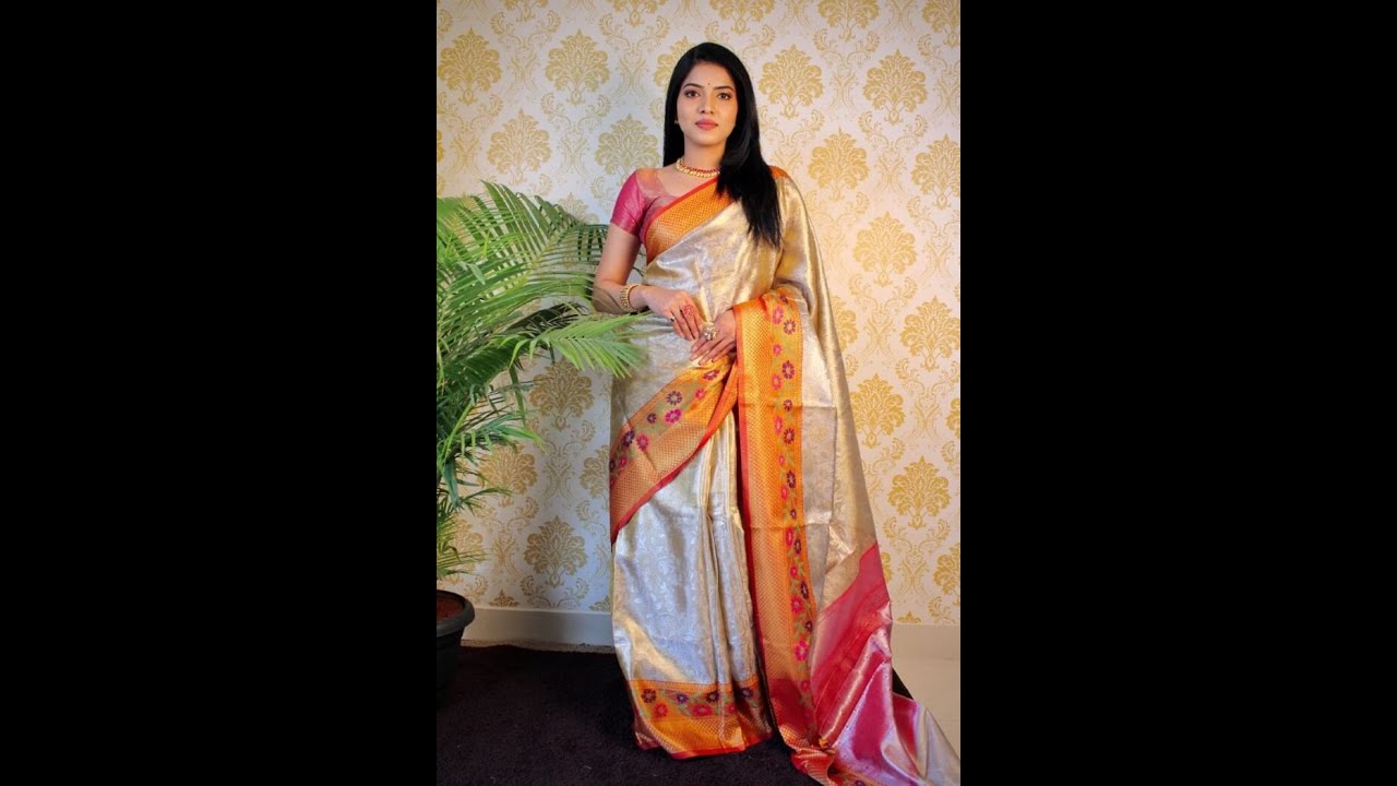Watch video silver tissue saree blouse designs RUD01a Now silver tissue saree blouse designs RUD01a