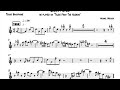 Cabin Fever - Michael Brecker SOLO TRANSCRIPTION