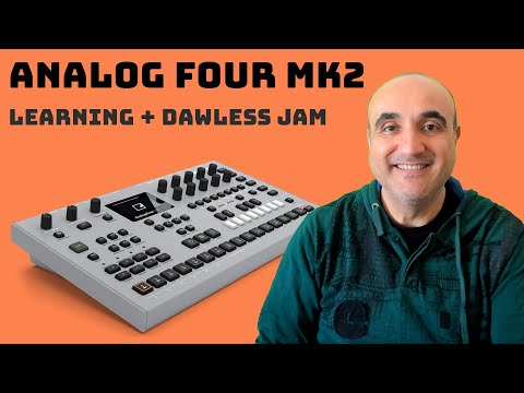 Learning the Elektron Analog Four MKII + live #dawless #jam with the Roland #tr8s