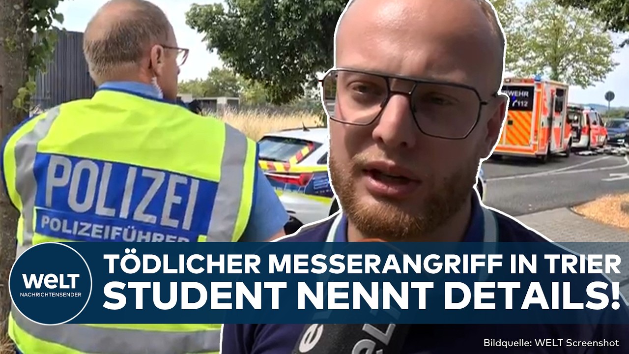 TRIER: Student nennt Details nach tödlicher Messer-Attacke! Richter trifft Entscheidung zum Täter