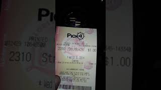 Florida Pick 4 Win😁💰💰(Same Number)