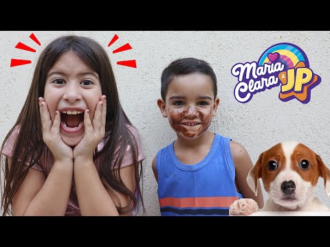 MARIA CLARA PRETENDS TO BE A NANNY FOR A DAY WITH A BOY 👶 Pretend to play nanny!!!