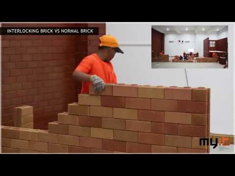 Competition Interlocking Brick VS Normal Brick