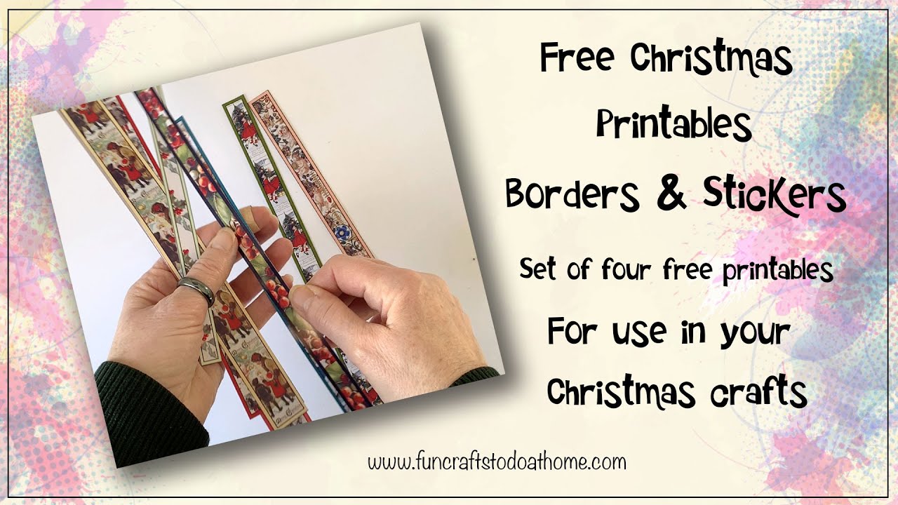 Free Christmas Printables - Free Borders and Sticker Designs 2021