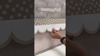 🤯Teacher hack! The trick to making your classroom decor look flawless is to overlap it! 🙌🏻