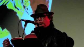 Bob Holman reads"Hey Garland, I dig your tweed coat"@ Gary Lucas's Beefheart symposium, NYC 4/8/11