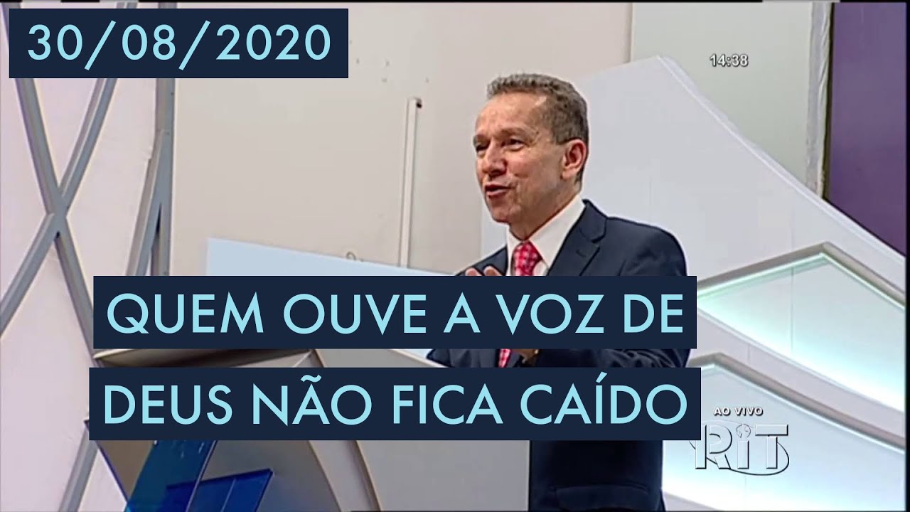 PR. JAYME DE AMORIM - QUEM OUVE A VOZ DE DEUS NÃO FICA CAÍDO (30/08/2020)