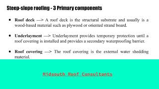 Different Types of Roofing Systems - Midsouth Roof Consultants