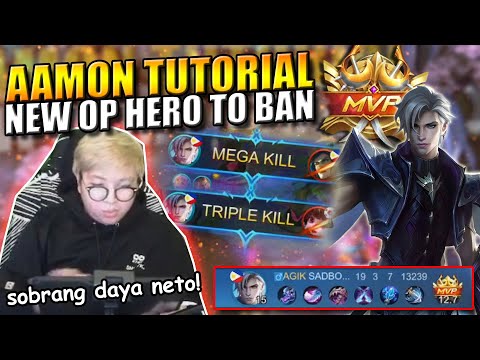 NEW HERO AAMON TUTORIAL!! SOBRANG OP NETO!!