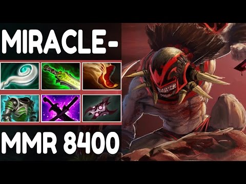 DOTA 2 - MIRACLE BLOODSEEKER GAMEPLAY - 8400 MMR