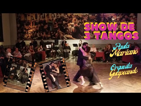 Tango baile show  Paula Rubin, Mariano Galeano, Salon Canning Milonga Parakultural
