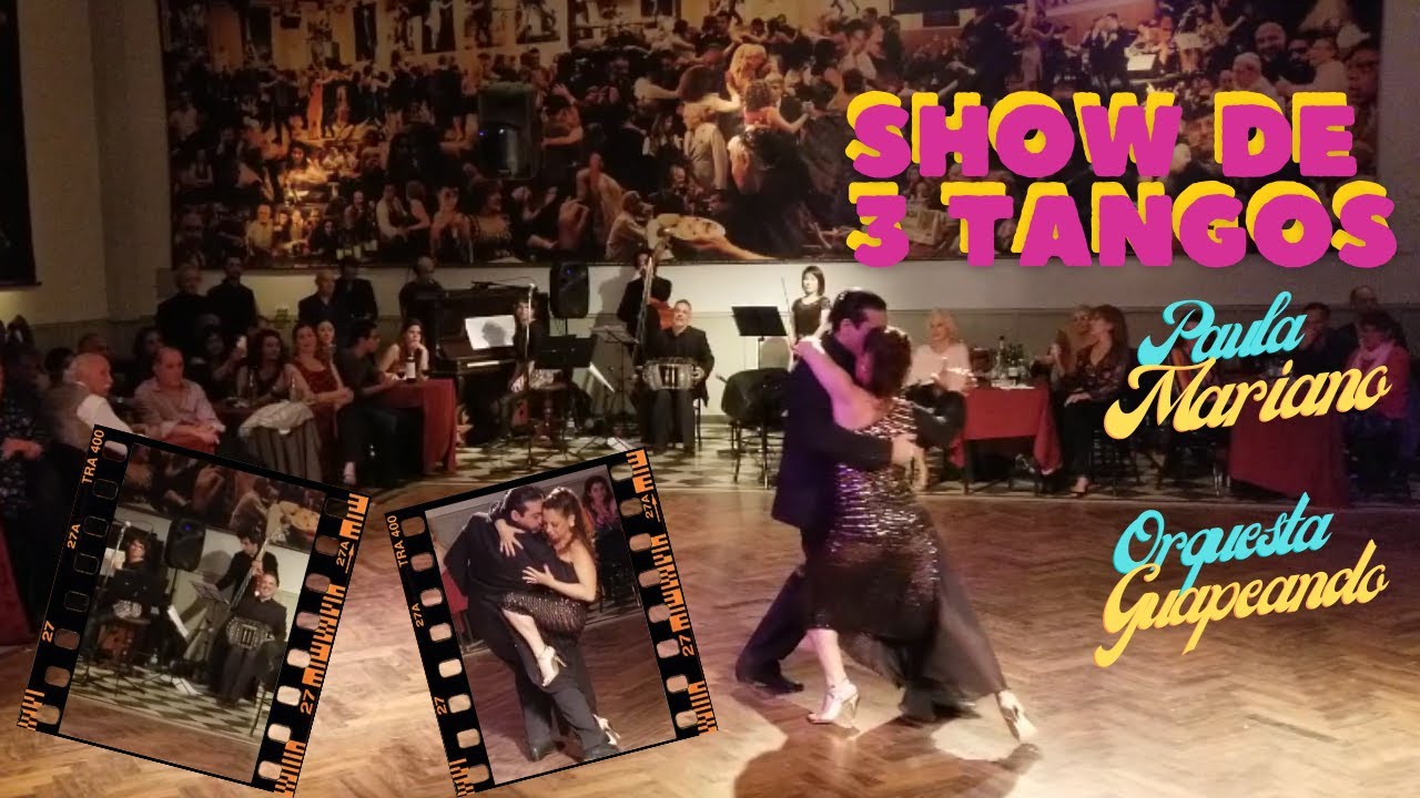Tango baile show  Paula Rubin, Mariano Galeano, Salon Canning Milonga Parakultural