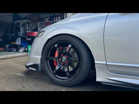 Installing My Dream Wheels! | Rays Gram Lights 57DR on 8th Gen Civic Si