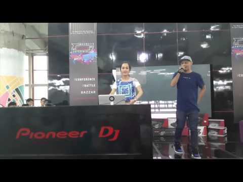 DJ Rizuka (the winner) at Pioneer DJ Battle 2015