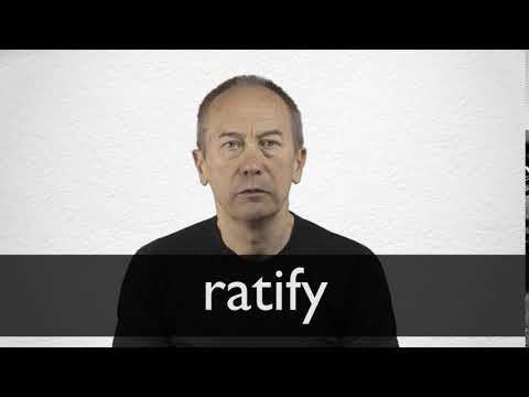 Ratify Synonyms Collins English Thesaurus