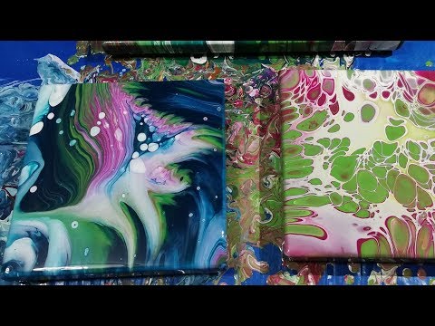 #Video_88 - Trial. Swirl Technique, Cadence_All in 1_by Suat Uygun_Acrylic Pouring Paint.