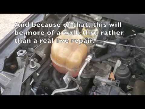 changing the coolant reservoir on a dodge journey or other FWD Chrysler product