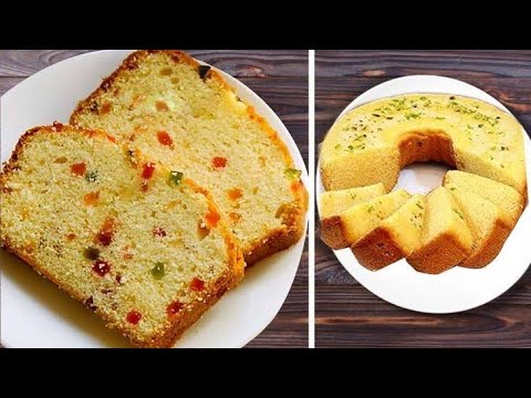 Eggless Fruit Cake।।Soft Sponge Cake।। Without oven,Butter, Condensed Milk,Cream,Curd।।with oven
