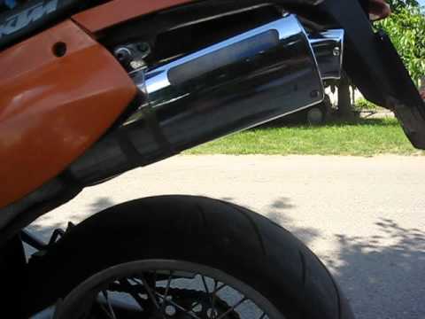 KTM 640  prepakivanje auspuha