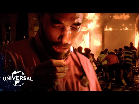 Thumbnail of the video: Radio Raheem's Death Sparks Riot in 4K HDR