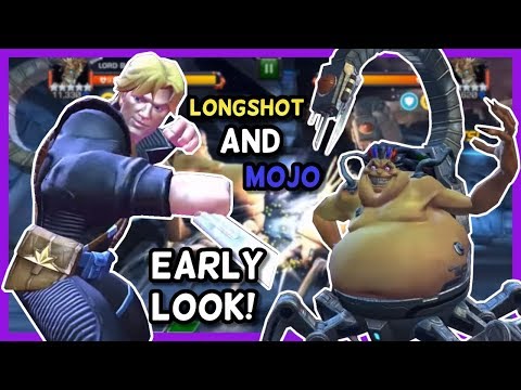 Mojo and Longshot | Animations, Game play and Special Attacks | Marvel Contest of Champions