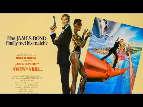 Roger Moore as James Bond 007 in A View to a Kill (1985) and It's Release #jamesbond #007