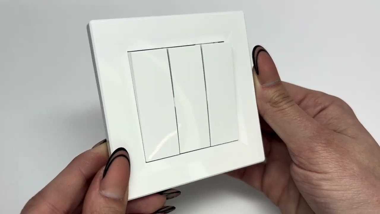 Выключатель трехклавишный SCHNEIDER Asfora белый с рамкой EPH2100121