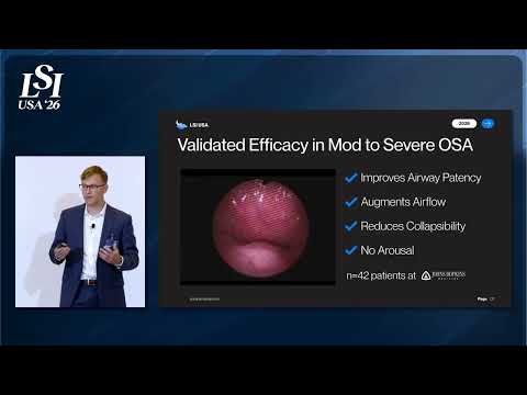 Mitchell Turley, Somnair - Non-invasive neurostimulation for obstructive sleep apnea | LSI USA '26