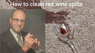 How to clean red wine from a carpet - Butler