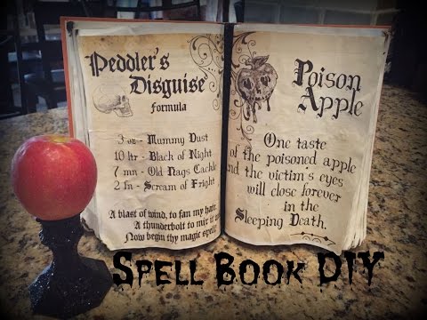 Halloween Spell Book/Book of Shadows Tutorial Video