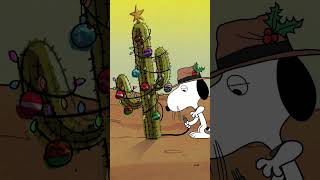 Christmas Cactus with Snoopy & Spike 🌵🎄 Snoopy | Happy Holidays 2024 #shorts