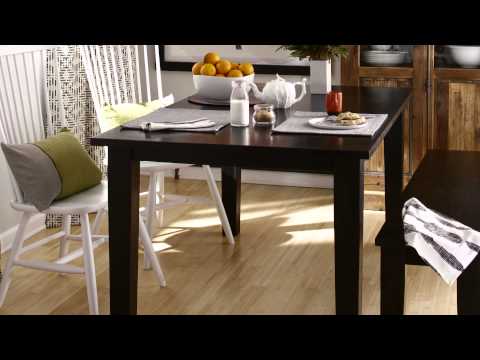 Part of a video titled Small Dining Room Arranging - YouTube