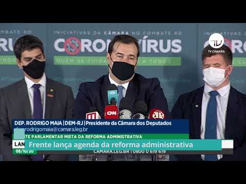 Frente lança agenda da reforma administrativa – 08/10/20