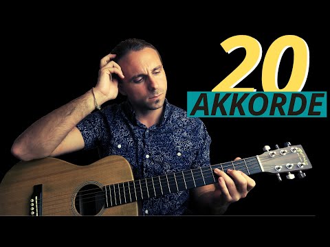 20 Akkorde für Gitarre die JEDER kennen sollte