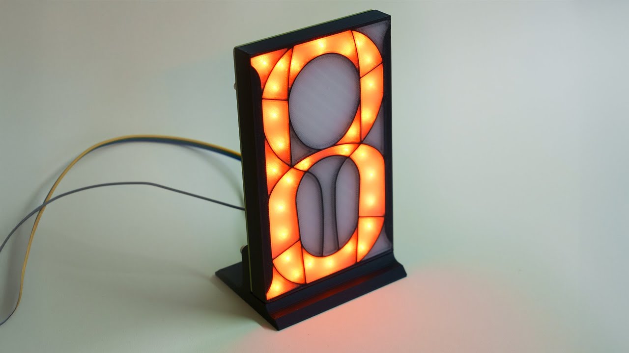 How to Make 3D Printed Segment Displays