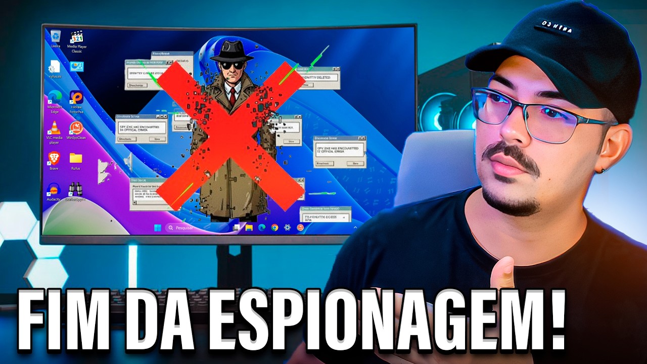 REMOVA Telemetria e IA 🚫 ACABE com a Espionagem 🕵️‍♂️ = Windows 10/11 MAIS RÁPIDO!
