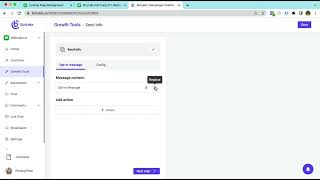 Send order information from Landing Page to Messenger using Botcake