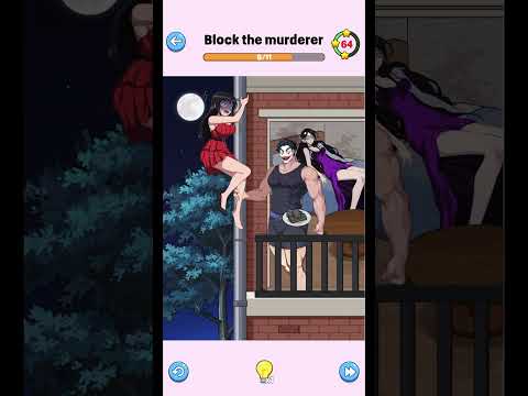 Brain Up: Drama puzzle game - Level 13 - Block the murderer.