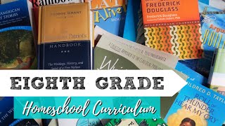 8th Grade Curriculum Picks || Middle School 2019-2020 || Large Family Homeschool