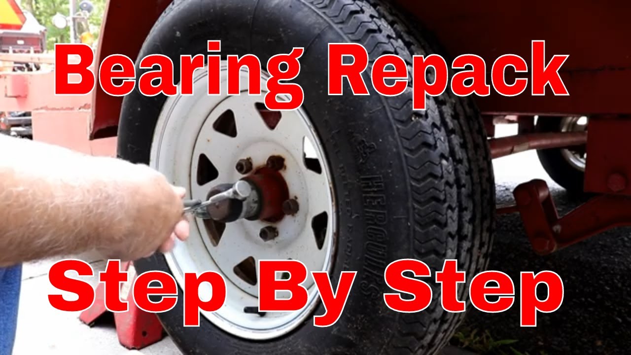 How To Repack Your Trailer Wheel Bearings