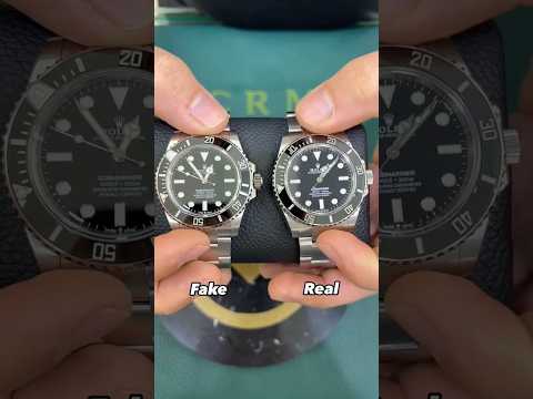 Real vs Fake Rolex...Can you Really spot the differences?