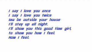 B.o.B Don&#39;t Break My Heart [lyrics on screen]