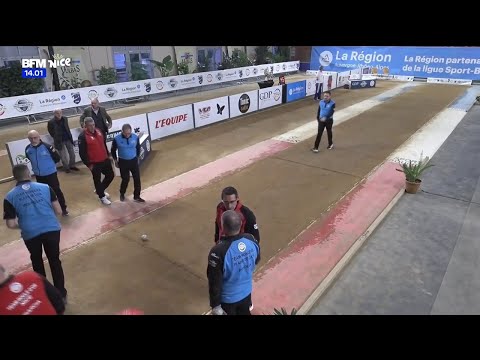 La ligue de sport-boules M1 à voir sur BFM Nice Côte d'Azur