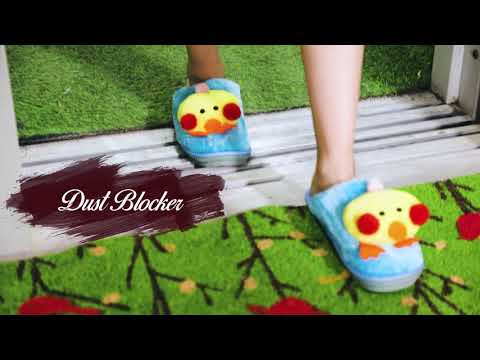 Saral Home Heavy Duty Printed Coir Mat -40x60 cm