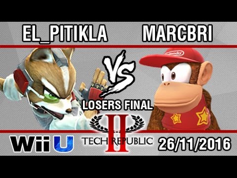 [Tech Republic 2] El_Pitikla (Fox) vs Marcbri (Diddy) SSB4 Losers Final - Top 8