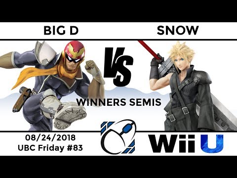 UBC Friday #83: Winners Semis - Big D (Captain Falcon) vs Snow (Cloud)