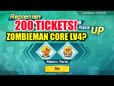 200 DRAWS FOR ZOMBIEMAN PARTS! Can I Get to Core Level 4!? [One Punch Man: THE STRONGEST]